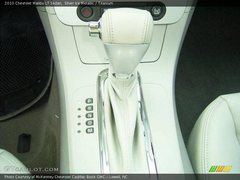 Silver Ice Metallic / Titanium 2010 Chevrolet Malibu LT Sedan