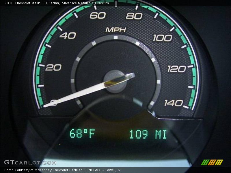 Silver Ice Metallic / Titanium 2010 Chevrolet Malibu LT Sedan