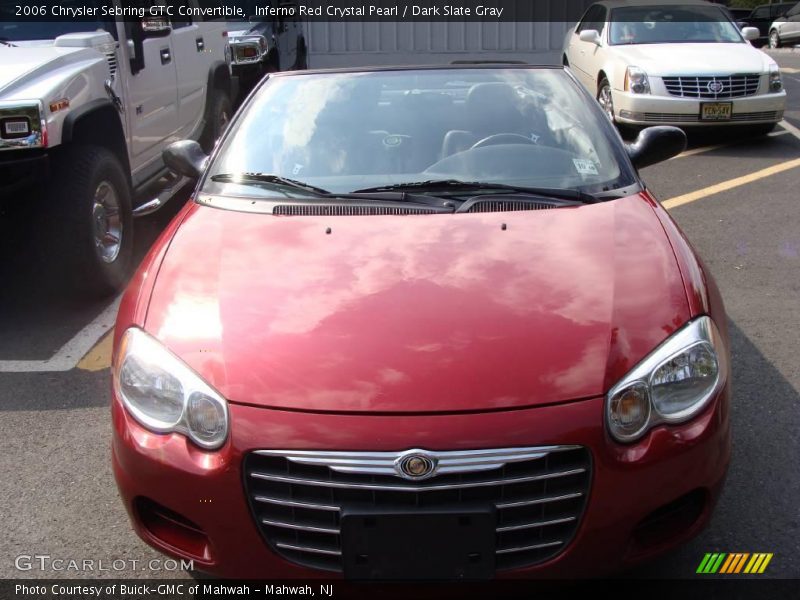 Inferno Red Crystal Pearl / Dark Slate Gray 2006 Chrysler Sebring GTC Convertible