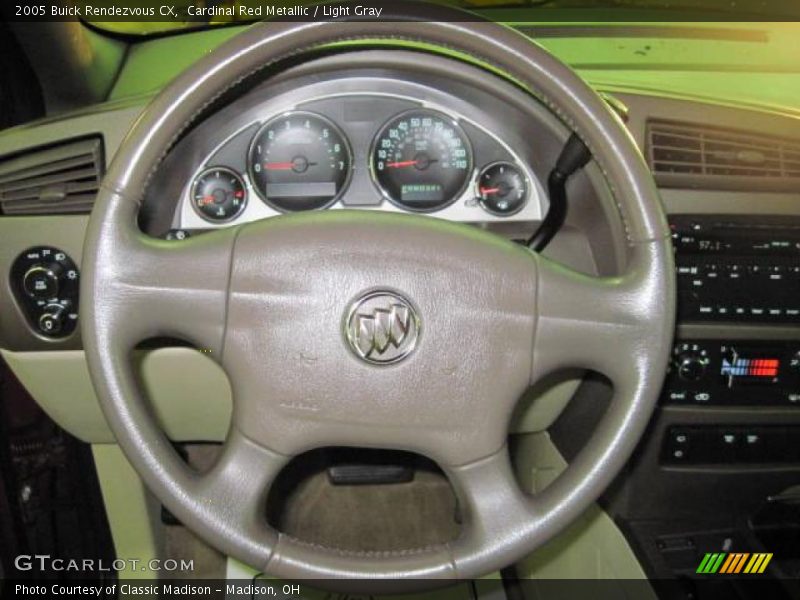 Cardinal Red Metallic / Light Gray 2005 Buick Rendezvous CX