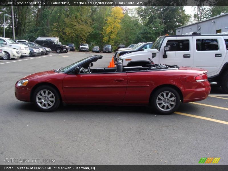 Inferno Red Crystal Pearl / Dark Slate Gray 2006 Chrysler Sebring GTC Convertible