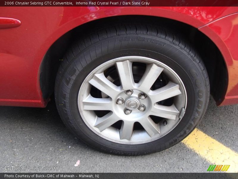 Inferno Red Crystal Pearl / Dark Slate Gray 2006 Chrysler Sebring GTC Convertible