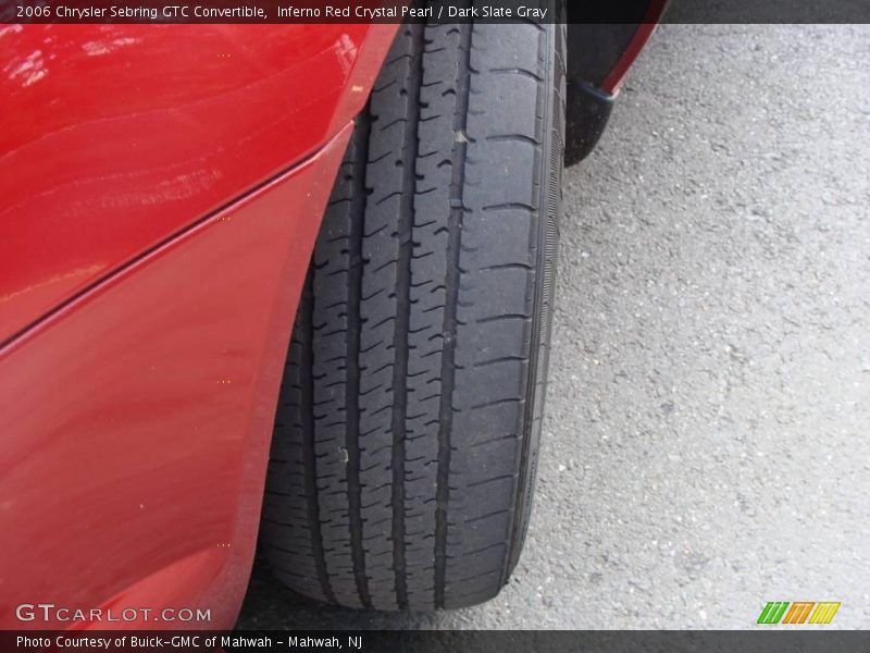 Inferno Red Crystal Pearl / Dark Slate Gray 2006 Chrysler Sebring GTC Convertible