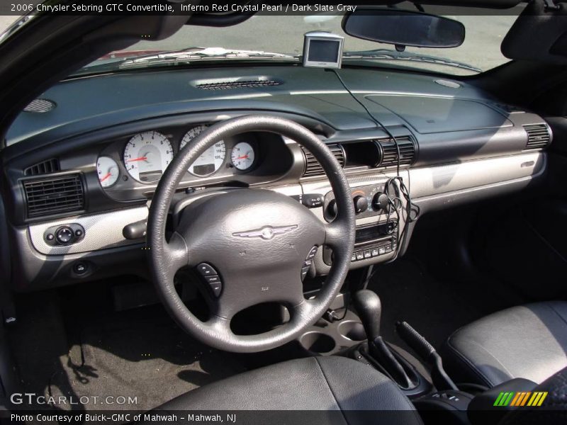 Inferno Red Crystal Pearl / Dark Slate Gray 2006 Chrysler Sebring GTC Convertible