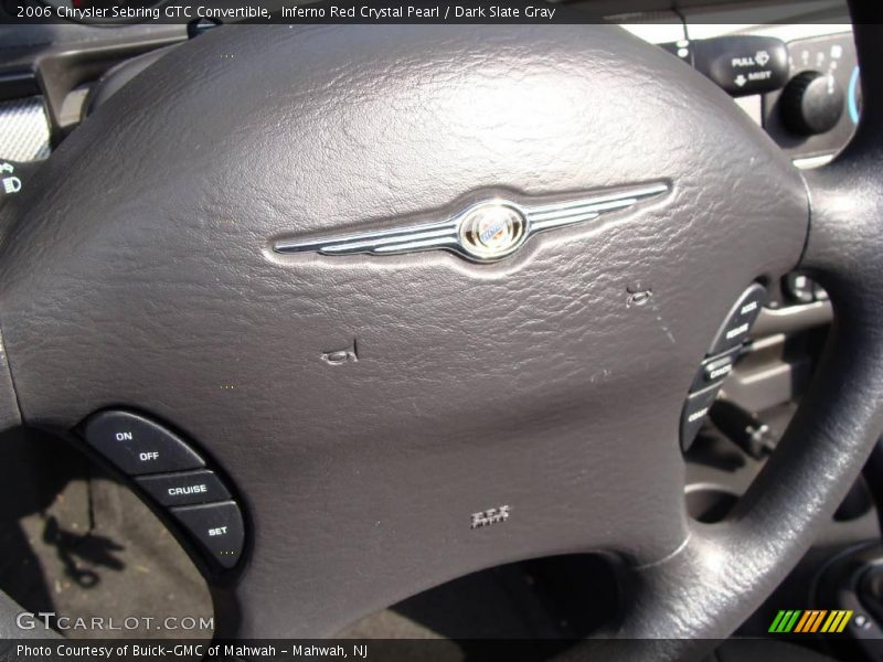 Inferno Red Crystal Pearl / Dark Slate Gray 2006 Chrysler Sebring GTC Convertible