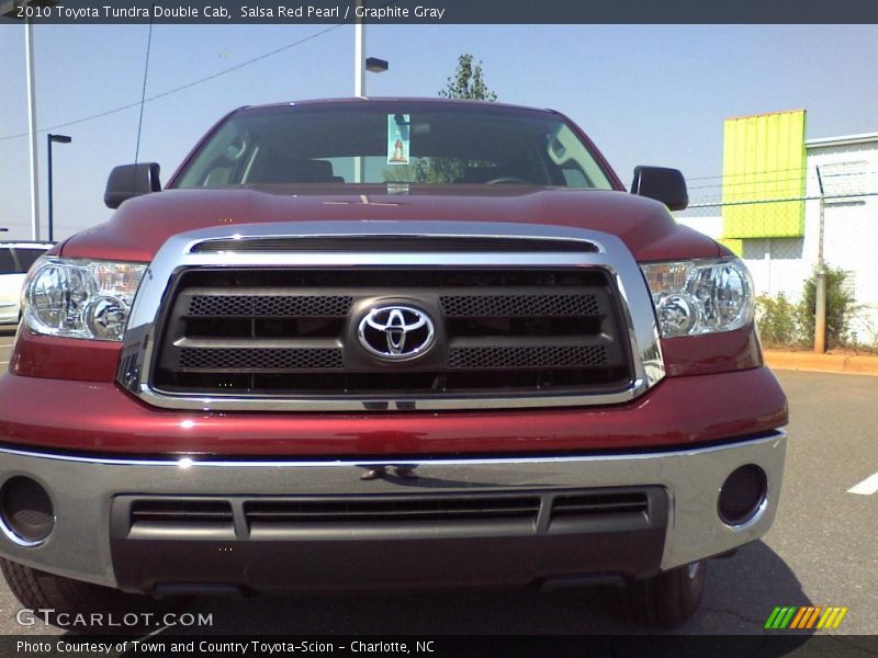 Salsa Red Pearl / Graphite Gray 2010 Toyota Tundra Double Cab