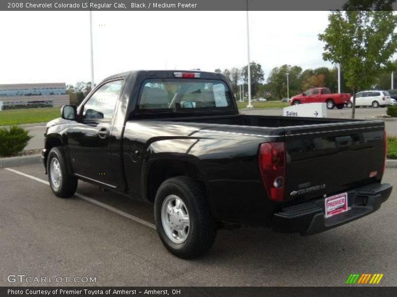 Black / Medium Pewter 2008 Chevrolet Colorado LS Regular Cab