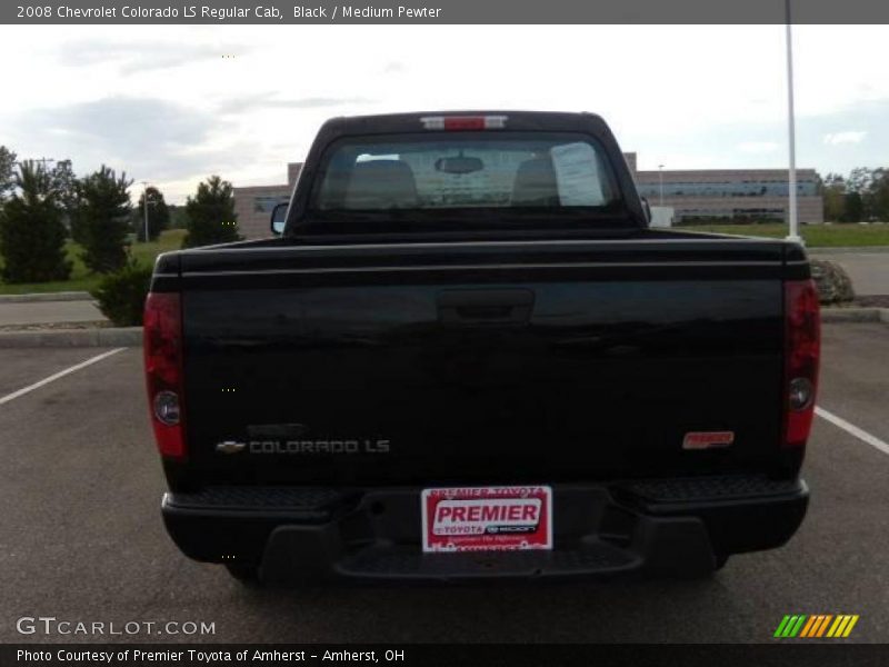 Black / Medium Pewter 2008 Chevrolet Colorado LS Regular Cab