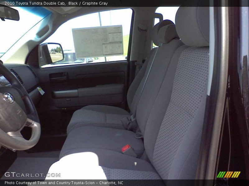 Black / Graphite Gray 2010 Toyota Tundra Double Cab