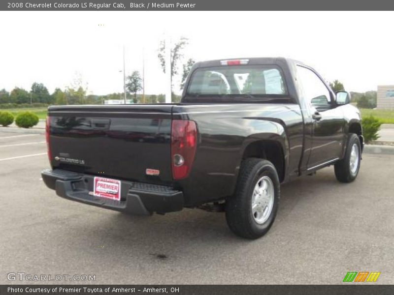 Black / Medium Pewter 2008 Chevrolet Colorado LS Regular Cab