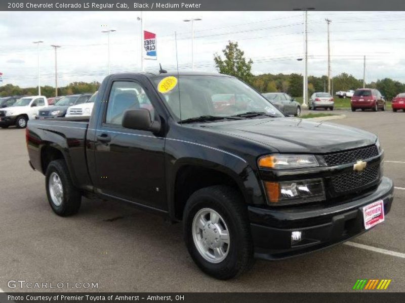 Black / Medium Pewter 2008 Chevrolet Colorado LS Regular Cab