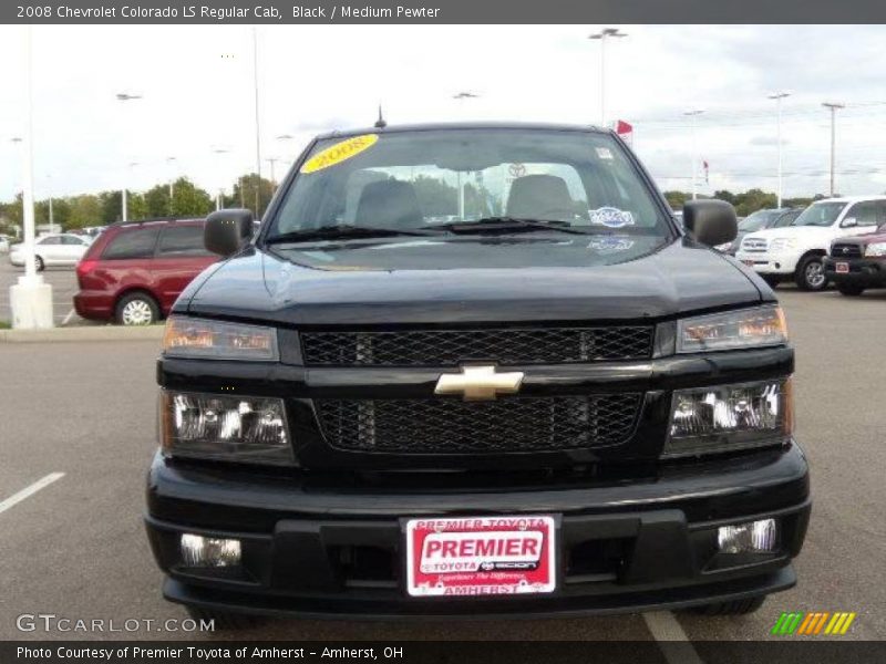 Black / Medium Pewter 2008 Chevrolet Colorado LS Regular Cab