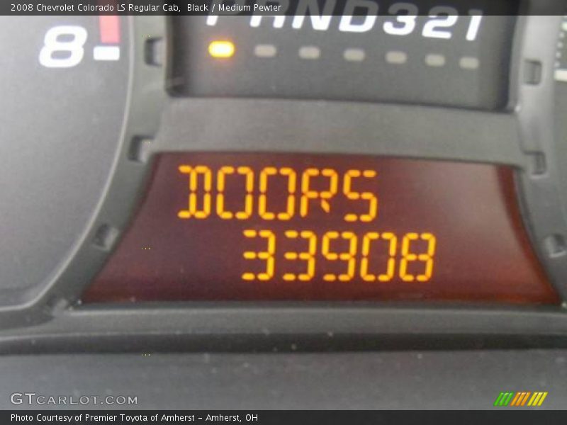 Black / Medium Pewter 2008 Chevrolet Colorado LS Regular Cab