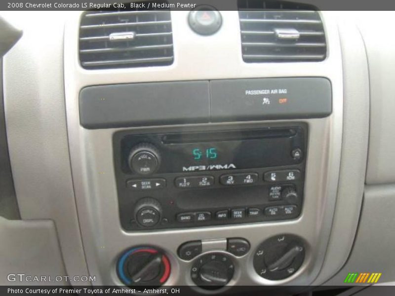 Black / Medium Pewter 2008 Chevrolet Colorado LS Regular Cab