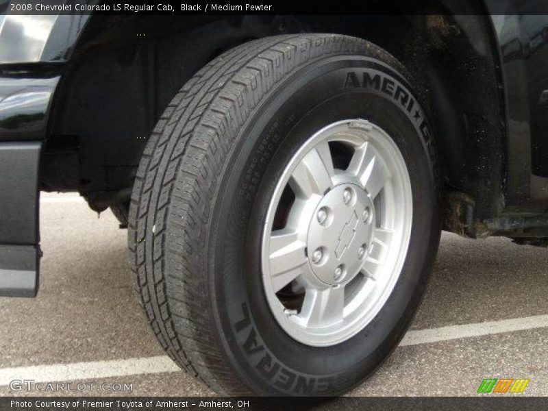 Black / Medium Pewter 2008 Chevrolet Colorado LS Regular Cab