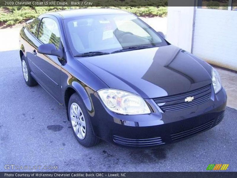 Black / Gray 2009 Chevrolet Cobalt LS XFE Coupe