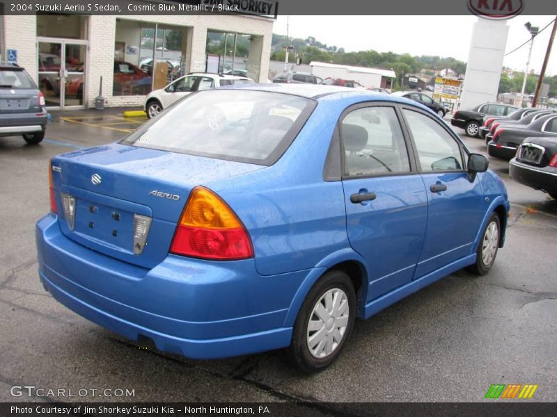 Cosmic Blue Metallic / Black 2004 Suzuki Aerio S Sedan