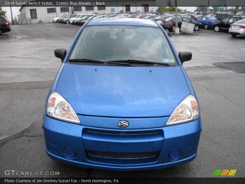 Cosmic Blue Metallic / Black 2004 Suzuki Aerio S Sedan