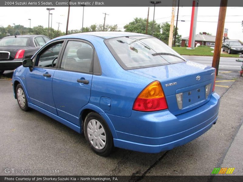 Cosmic Blue Metallic / Black 2004 Suzuki Aerio S Sedan