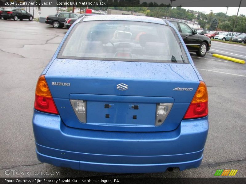 Cosmic Blue Metallic / Black 2004 Suzuki Aerio S Sedan