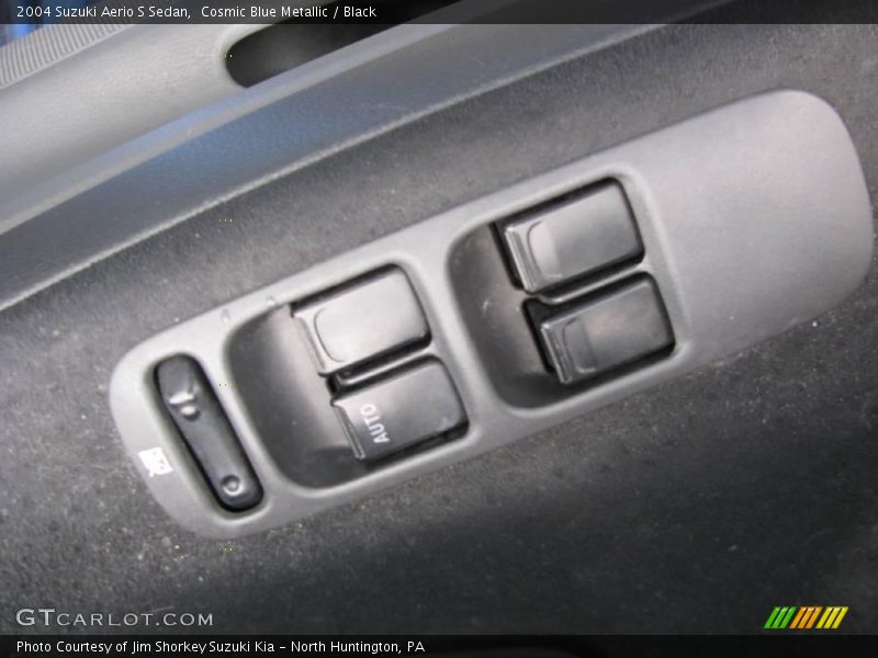 Cosmic Blue Metallic / Black 2004 Suzuki Aerio S Sedan