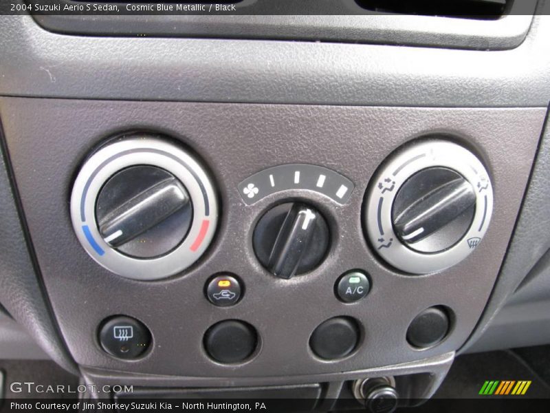 Cosmic Blue Metallic / Black 2004 Suzuki Aerio S Sedan