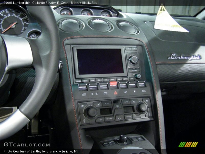 Black / Black/Red 2008 Lamborghini Gallardo Spyder E-Gear