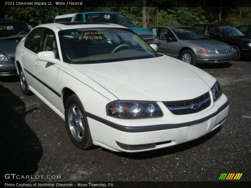 White / Neutral 2001 Chevrolet Impala LS