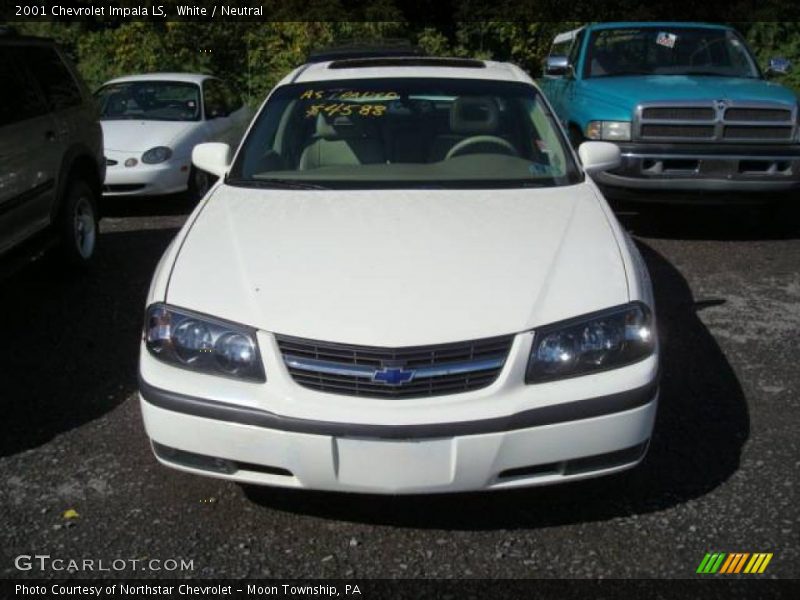 White / Neutral 2001 Chevrolet Impala LS