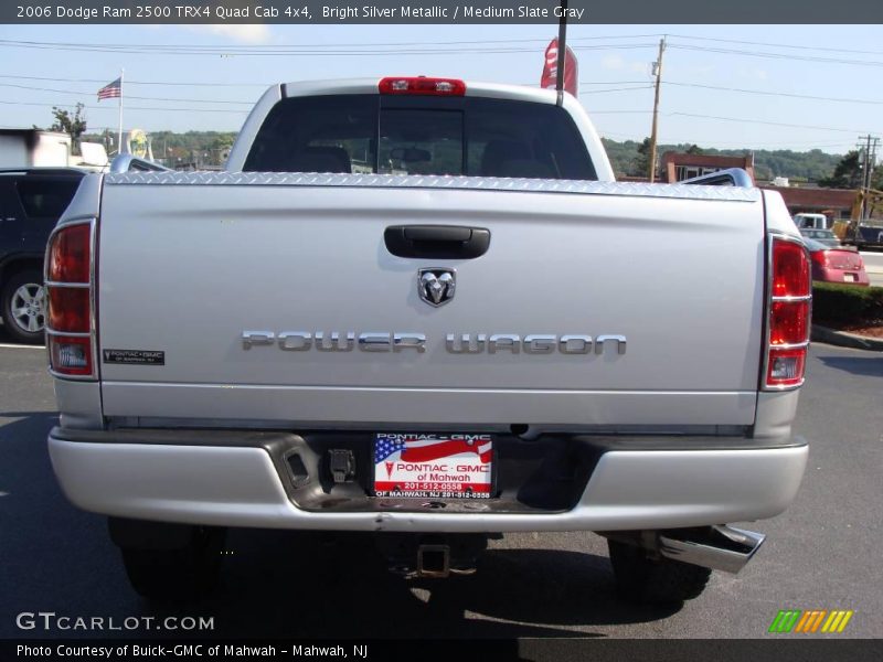 Bright Silver Metallic / Medium Slate Gray 2006 Dodge Ram 2500 TRX4 Quad Cab 4x4