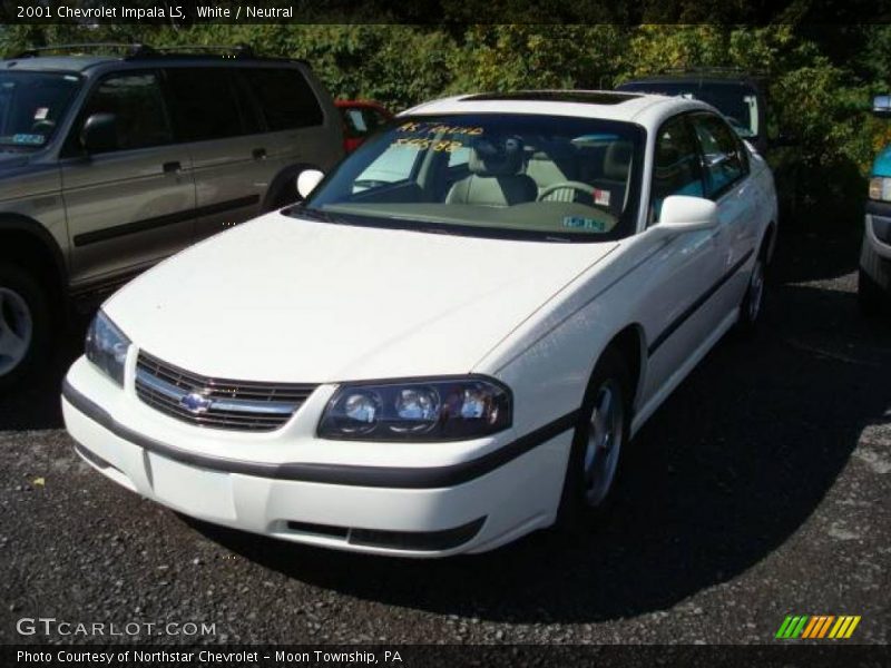 White / Neutral 2001 Chevrolet Impala LS