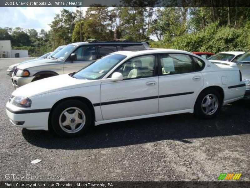 White / Neutral 2001 Chevrolet Impala LS