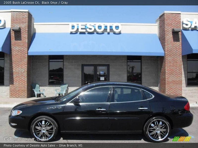 Black Onyx / Gray 2005 Buick LaCrosse CX