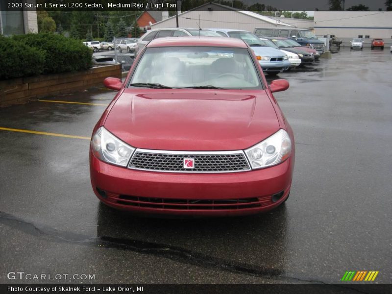 Medium Red / Light Tan 2003 Saturn L Series L200 Sedan