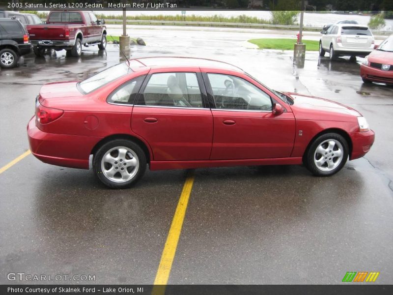 Medium Red / Light Tan 2003 Saturn L Series L200 Sedan