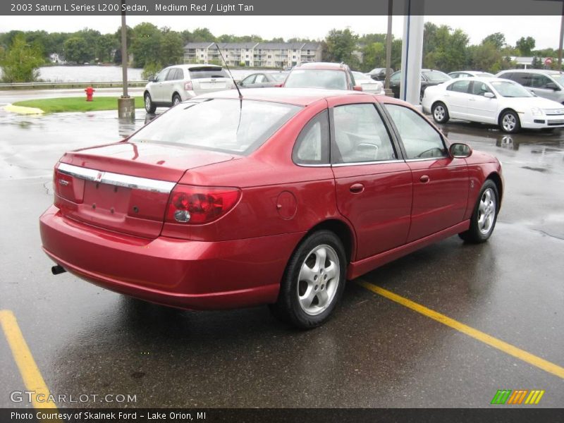 Medium Red / Light Tan 2003 Saturn L Series L200 Sedan