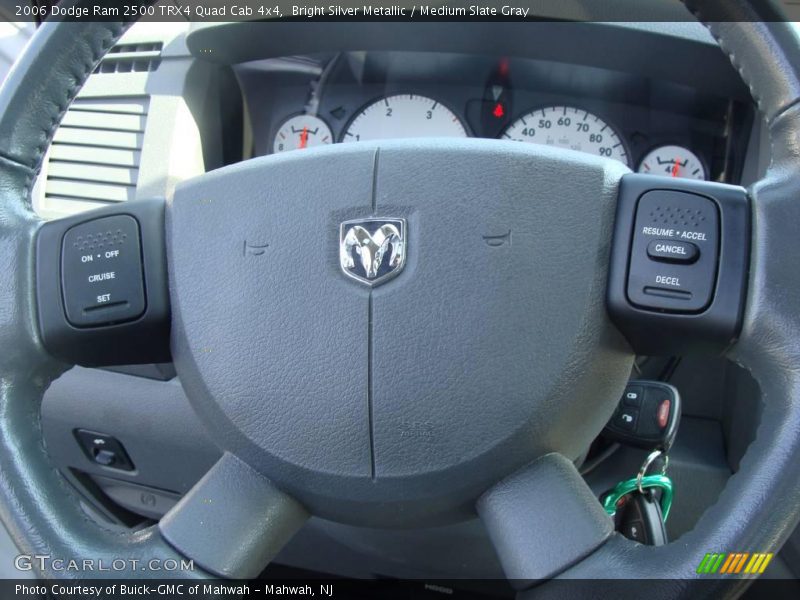 Bright Silver Metallic / Medium Slate Gray 2006 Dodge Ram 2500 TRX4 Quad Cab 4x4