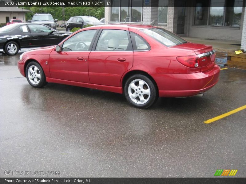 Medium Red / Light Tan 2003 Saturn L Series L200 Sedan