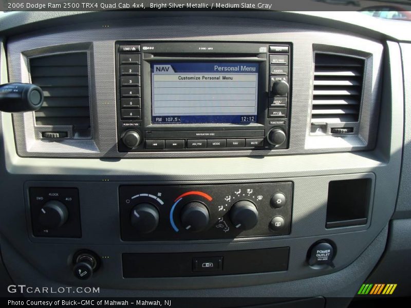 Bright Silver Metallic / Medium Slate Gray 2006 Dodge Ram 2500 TRX4 Quad Cab 4x4