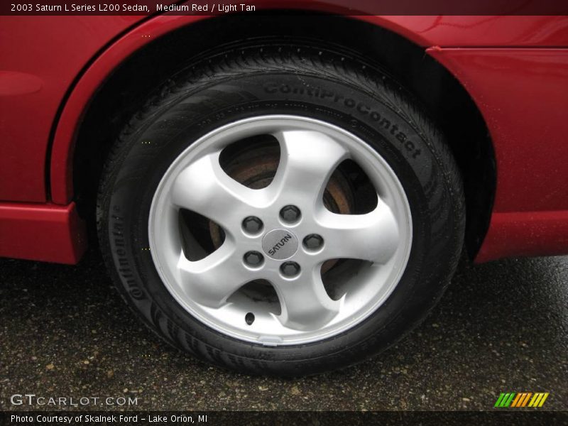 Medium Red / Light Tan 2003 Saturn L Series L200 Sedan
