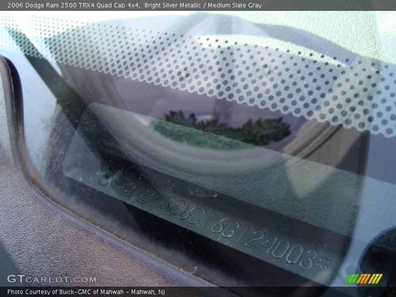 Bright Silver Metallic / Medium Slate Gray 2006 Dodge Ram 2500 TRX4 Quad Cab 4x4