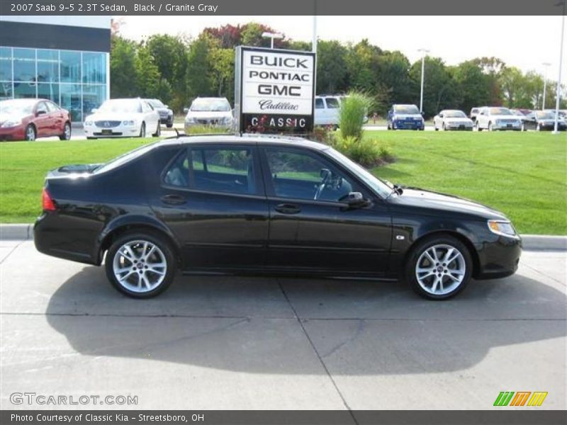 Black / Granite Gray 2007 Saab 9-5 2.3T Sedan