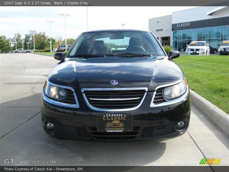 Black / Granite Gray 2007 Saab 9-5 2.3T Sedan