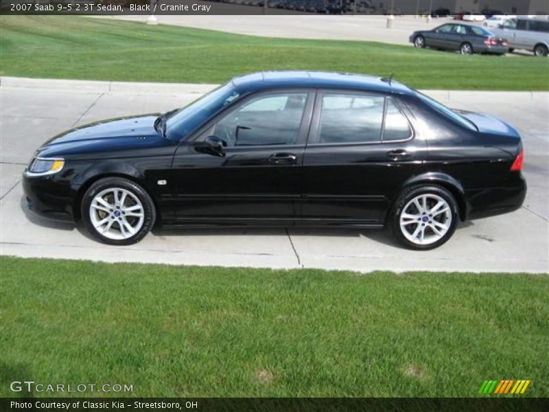 Black / Granite Gray 2007 Saab 9-5 2.3T Sedan