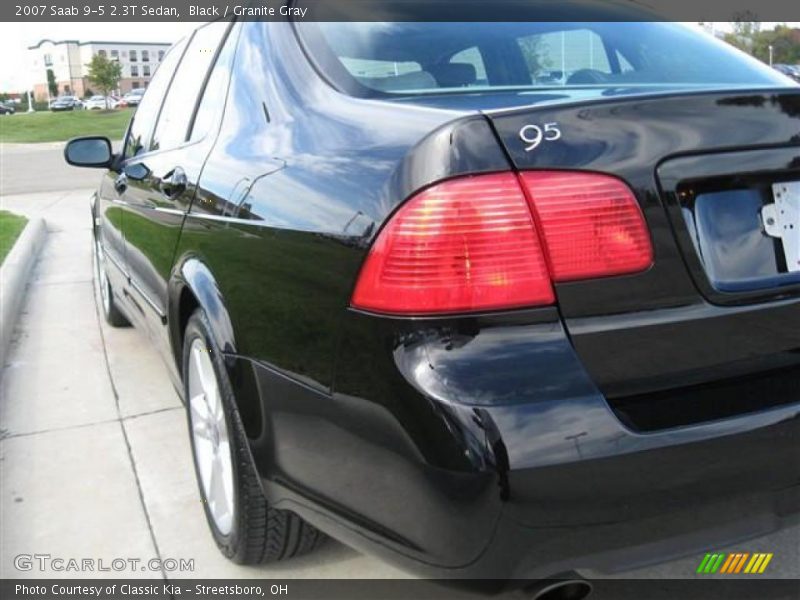 Black / Granite Gray 2007 Saab 9-5 2.3T Sedan