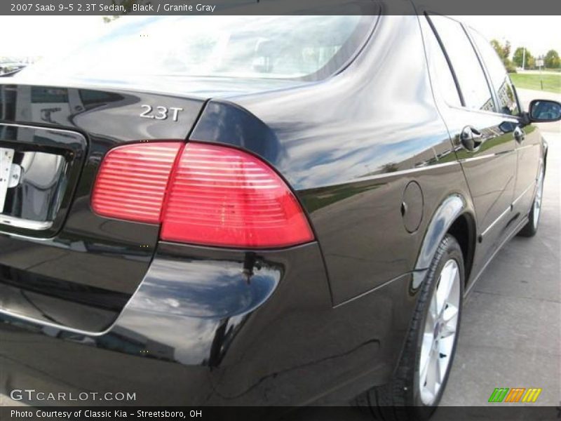 Black / Granite Gray 2007 Saab 9-5 2.3T Sedan