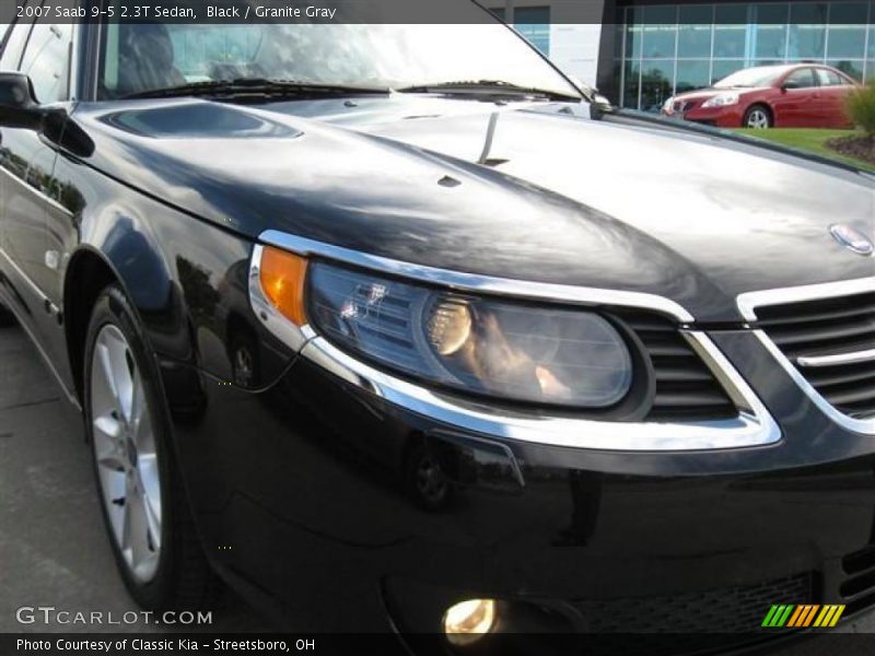 Black / Granite Gray 2007 Saab 9-5 2.3T Sedan