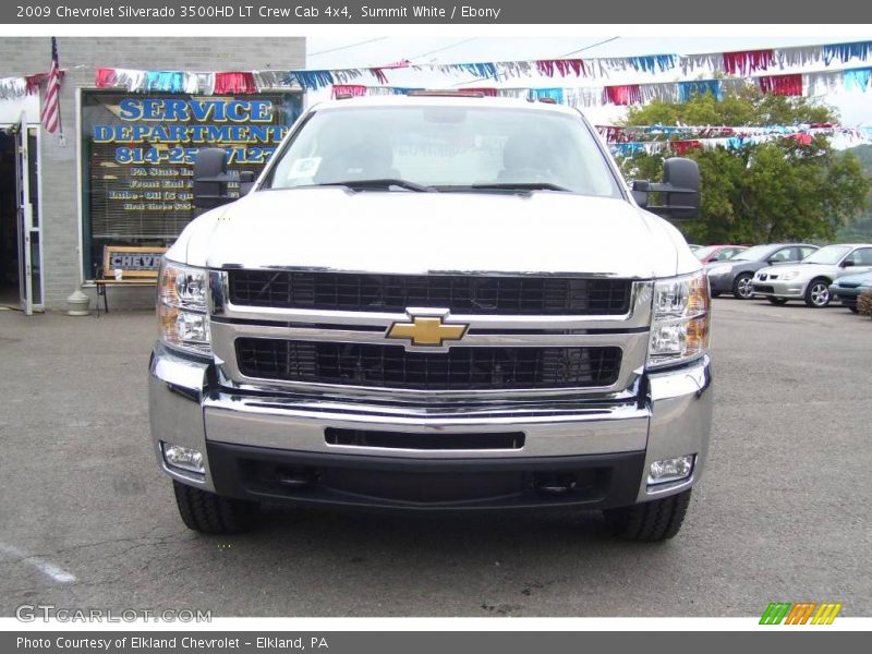 Summit White / Ebony 2009 Chevrolet Silverado 3500HD LT Crew Cab 4x4
