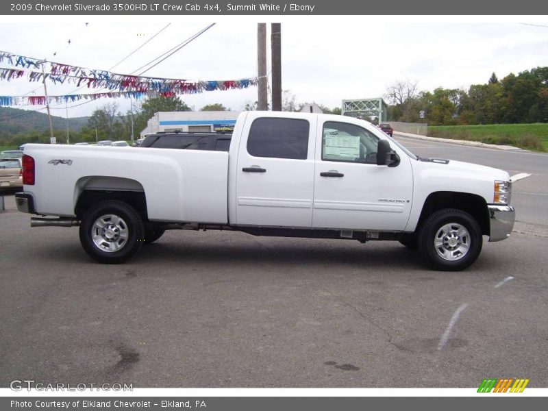 Summit White / Ebony 2009 Chevrolet Silverado 3500HD LT Crew Cab 4x4