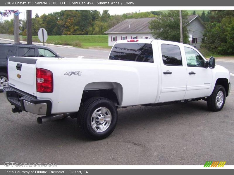 Summit White / Ebony 2009 Chevrolet Silverado 3500HD LT Crew Cab 4x4